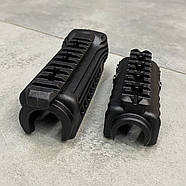 Цівка FAB Defense KPR полімерна для на АКС-74У. 4 планки Picatinny. Колір - Чорний. (KPRB), фото 6