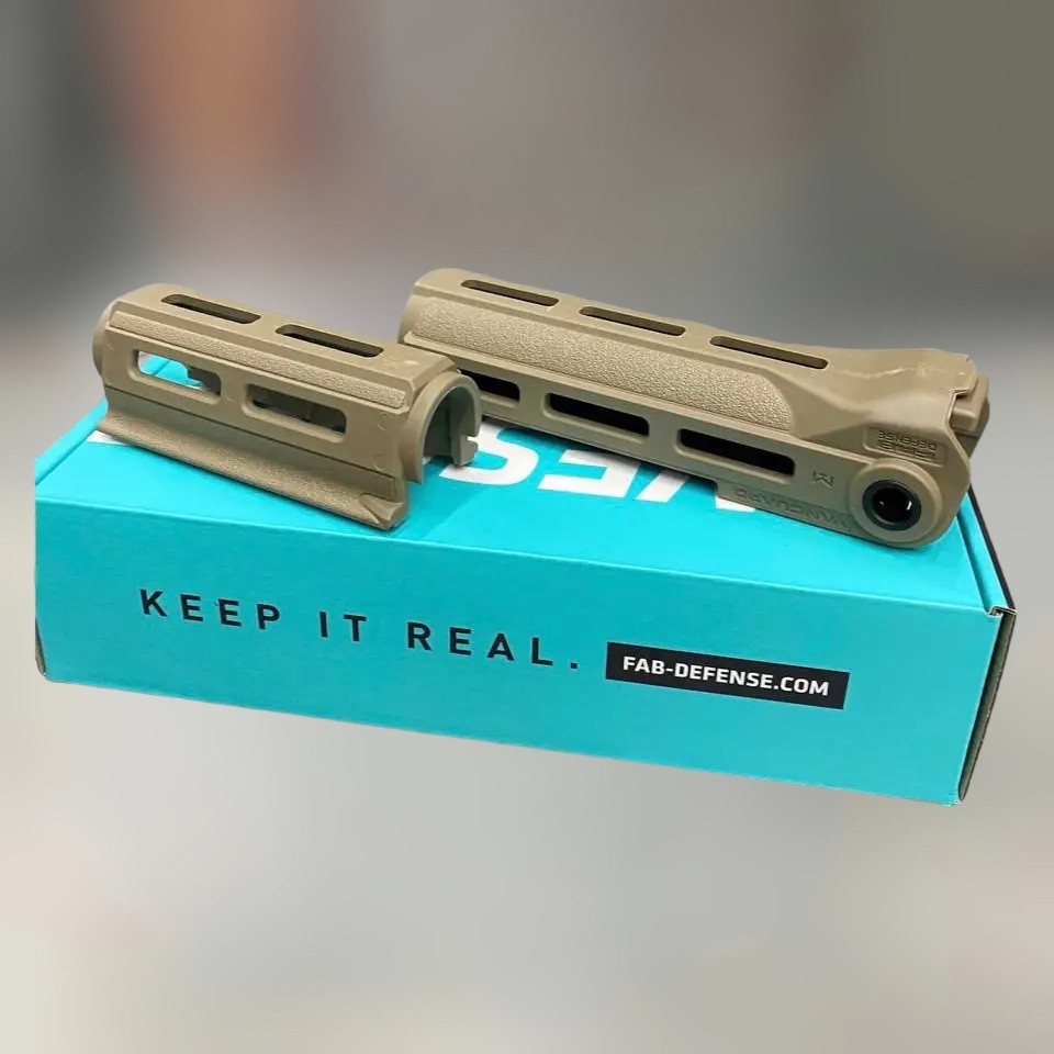 Цівка на АК FAB Defense (VANGUARD AK B), Чорний, M-LOK, з армованого скловолокном полімерного композиту, фото 1