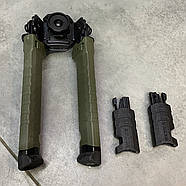 Сошки FAB Defense SPIKE M (180-290 мм), база кріплення M-LOK, колір Олива, фото 4