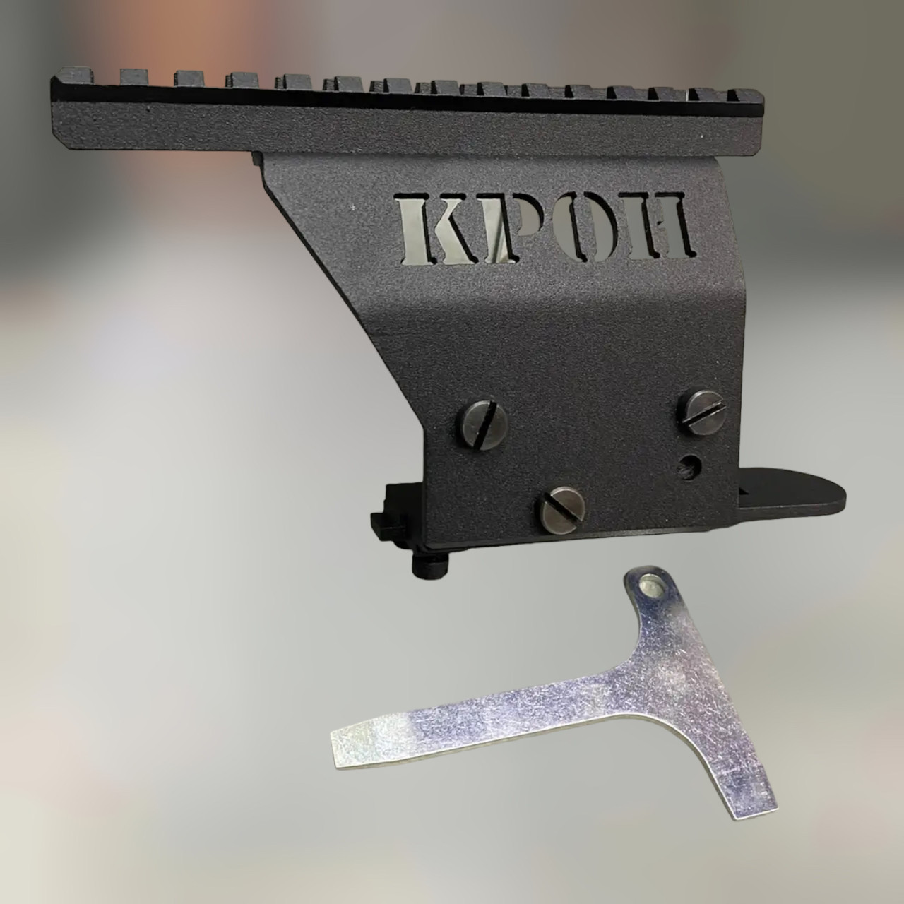 Кронштейн КРОН польовий снайперський, планка Пікатінні (Picatinny) для АКМ, АКМС, АК-74, РПК під приціл, оптику, фото 1