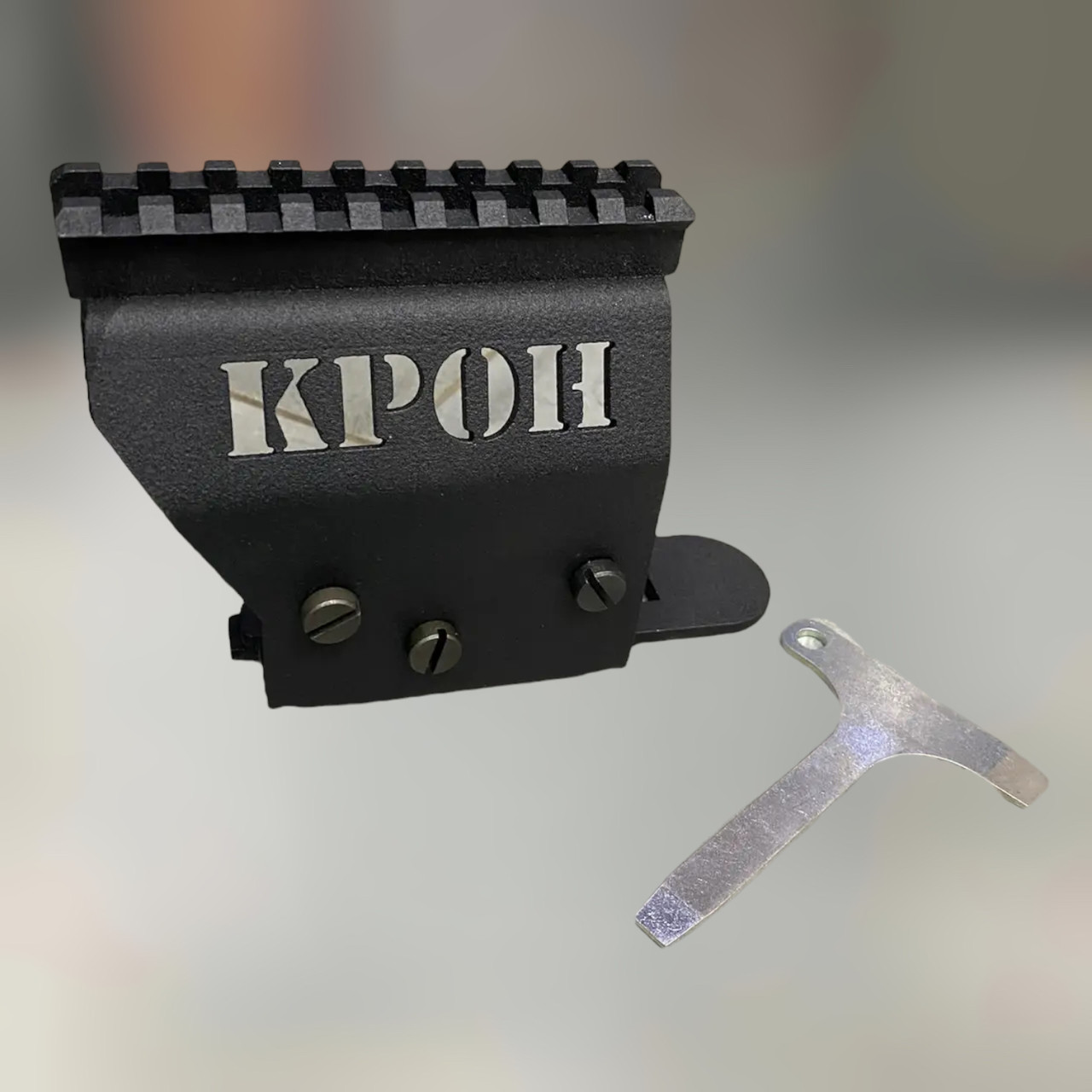 Кронштейн КРОН АКСУ, планка Пікатінні (Picatinny) для АКСУ, Вулкан-ТК, під приціл, оптику, фото 1