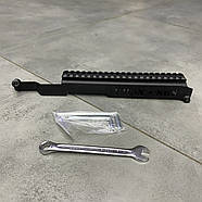 Кронштейн КРОН СКС, планка Пікатінні (Picatinny) для СКС, під оптику, тепловізор, кришка ствольної коробки СКС, фото 2