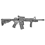 Цівка FAB Defense NFR, для AR-15 з напрямними Picatinny, алюміній, фото 10