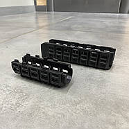 Цівка на АК 47/74 DLG TACTICAL (DLG-136) тугоплавка, колір Чорний, планка picatinny з кріпленням M-LOK, фото 5