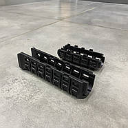 Цівка на АК 47/74 DLG TACTICAL (DLG-136) тугоплавка, колір Чорний, планка picatinny з кріпленням M-LOK, фото 6