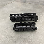 Цівка на АК 47/74 DLG TACTICAL (DLG-136) тугоплавка, колір Чорний, планка picatinny з кріпленням M-LOK, фото 8