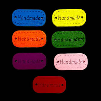 Дерев'яні бірки "Hand made"