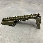 Кронштейн КРОН М-14, планка Пікатінні (Picatinny) для М-14 Garant, під оптику, тепловізор, фото 3