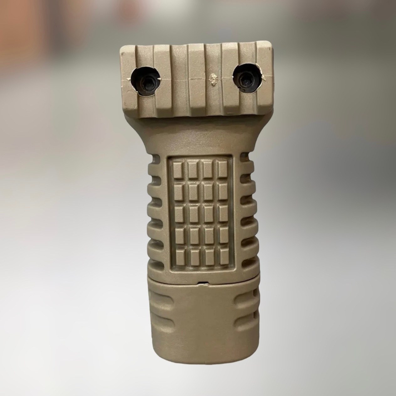 Рукоятка тактична середня, DLG TACTICAL (DLG-116-black), Чорна, з відсіком для зберігання, на Вівер/Пікатінні Койот, фото 1