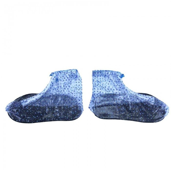 Тор! Водонепроницаемые чехлы-бахилы на обувь от дождя размер Размер S Синие - фото 1 - id-p2084266573