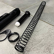 Комплект буферної трубки LD Turkish для AR-15, трубка + буфер + пружина + контргайка + торцева пластина, фото 7