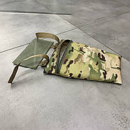 Підсумок з балістичним пакетом, фартух напашник для плитоноски, розмір S, Мультикам, Cordura 1000D, фото 4