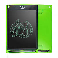 Тор! Графічний планшет (дошка для малювання) 8.5" для малювання й нотаток LCD Writing Tablet Зелений