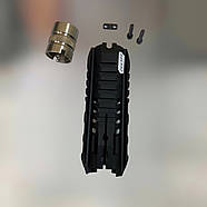 Цівка 14 см для AR15 з планками Пікатінні, колір – Чорний, LD Turkish, фото 9