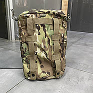 Підсумок-рюкзак сухарний на плитоноску з Моллі, Мультикам, WINTAC, Cordura 1000D, сумка сухарна тактична, сумка сухарка армійська, фото 9