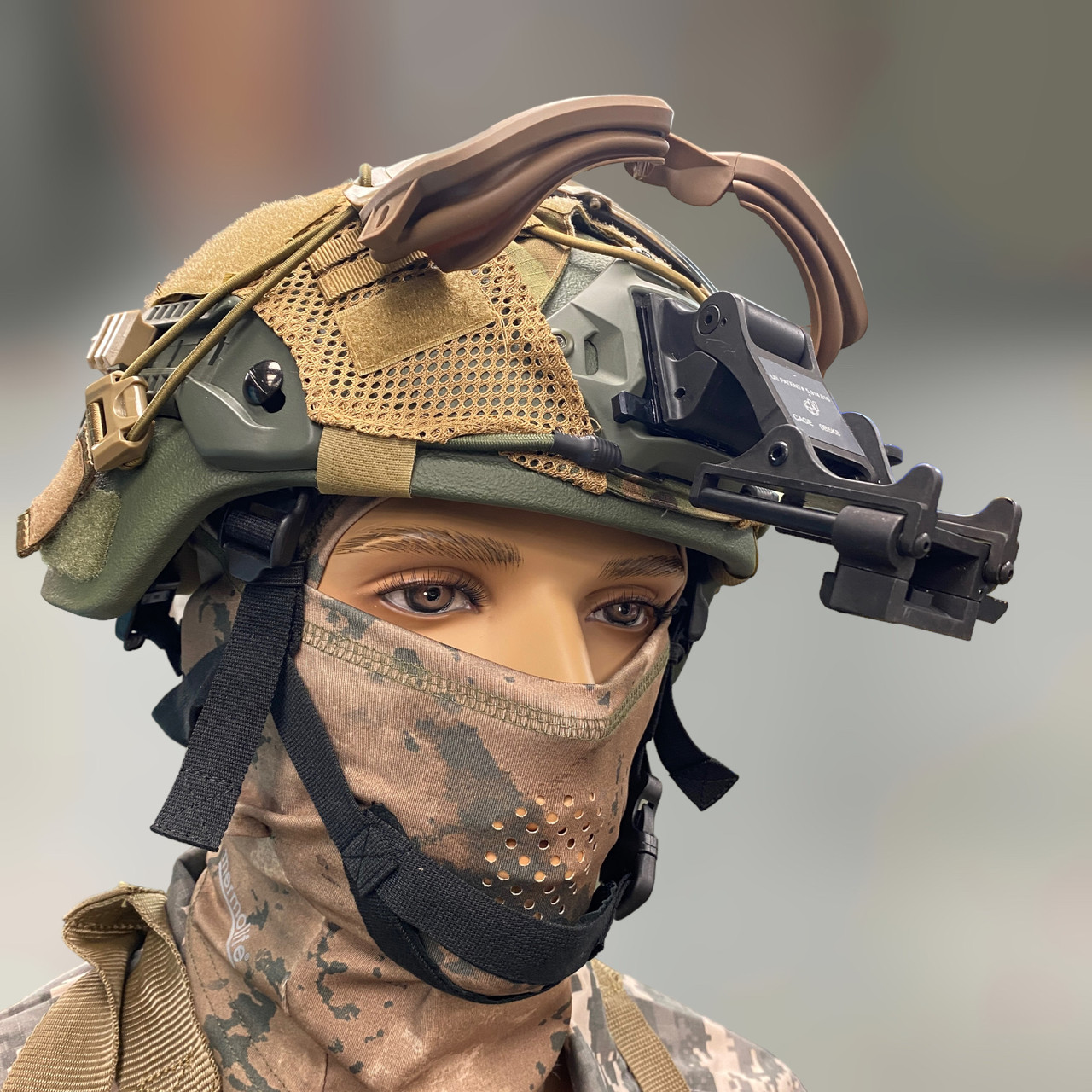 Кріплення для ПНБ AGM Rhino Mount, кріплення на шолом для ПНБ AGM PVS-7, PVS-14, фото 1