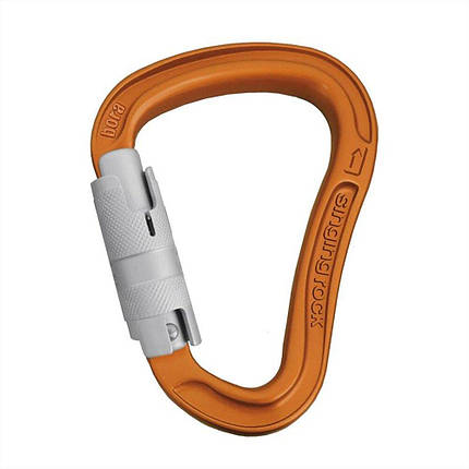 Карабін з муфтою Singing Rock Bora Triple Lock (Orange), фото 1