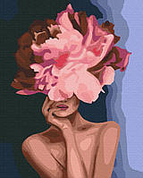 Картина Рисование по номерам люди цветы 40x50 Холст на деревянном подрамнике Утонченный цветок Brushme BS34806