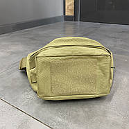 Сумка тактична з кобурою прихованого носіння, колір Койот, WINTAC, на пояс або через плече, два місця під магазини, фото 7