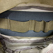 Сумка тактична з кобурою прихованого носіння, колір Койот, WINTAC, на пояс або через плече, два місця під магазини, фото 9