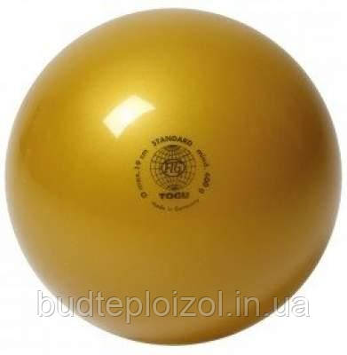 М'яч для художньої гімнастики TOGU 400 г 19см Золото ТОГУ 445420