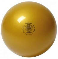 Мяч для художественной гимнастики TOGU 400 г 19см Золото ТОГУ 445420