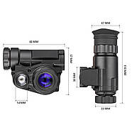 Монокуляр нічного бачення Spina optics NVG-10, цифровий, кріплення на шолом + на Пікатінні, фото 9