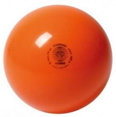 М'яч для художньої гімнастики TOGU 400 г 19 см Жовтогарячий ТОГУ 445407
