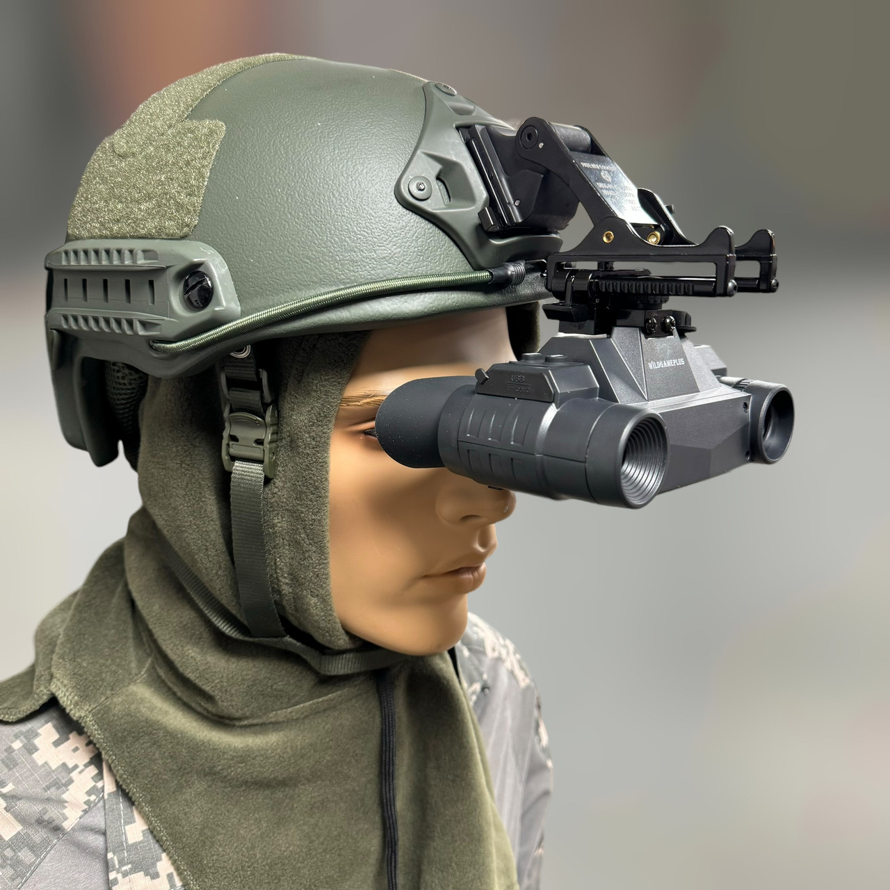 Прилад нічного бачення Spina optics NVG-G1 з кріпленням на шолом, цифровий, фото 1