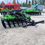 Борона дискова причіпна БДП-2,4 MS посиленна, коток полосовий, до тракторів МТЗ, фото 2
