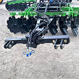 Борона дискова причіпна БДП-2,4 MS посиленна, коток полосовий, до тракторів МТЗ, фото 5