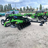 Борона дискова причіпна БДП-2,4 MS посиленна, коток полосовий, до тракторів МТЗ, фото 4