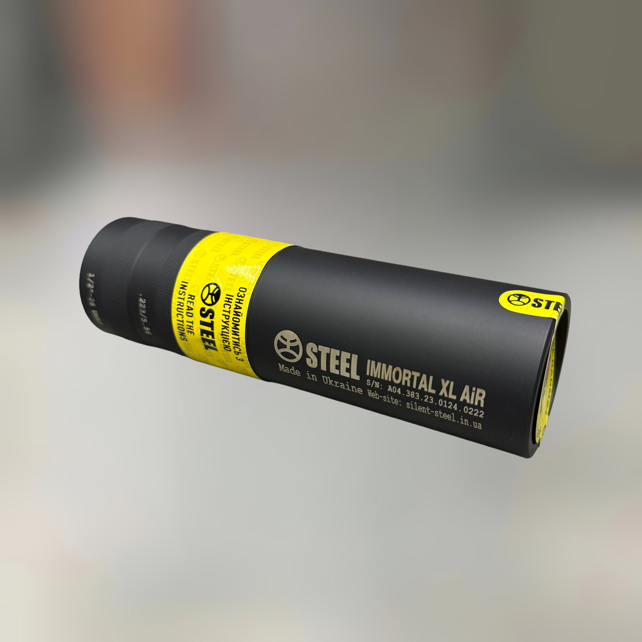 Глушник бойовий STEEL IMMORTAL XL AIR.223 / 5.56, різь 1/2×28, саундмодератор AR-15 (053.000.000-45), фото 1