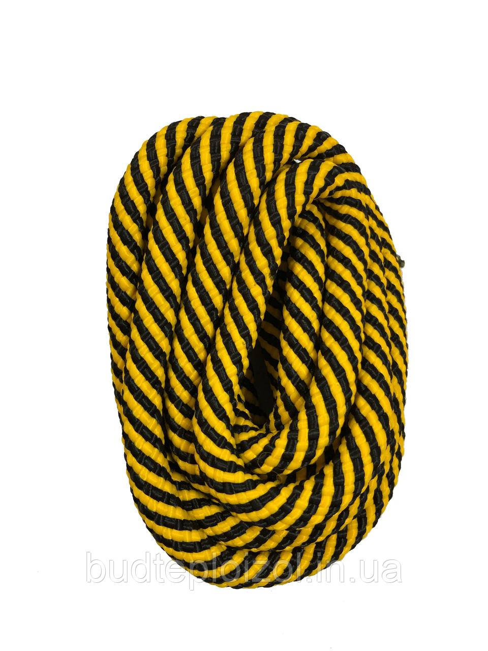 Скакалка для художньої гімнастики Deportivo 3м жовто-чорна 22993016