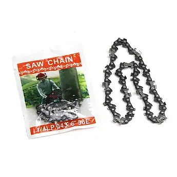 Ланцюг Saw Chain до пилки (1/4 крок, 36 ланок, паз 1.1 мм) для шини 15 см