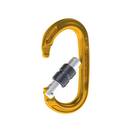 Карабін з муфтою Singing Rock Oxy BC Screw (Gold), фото 3