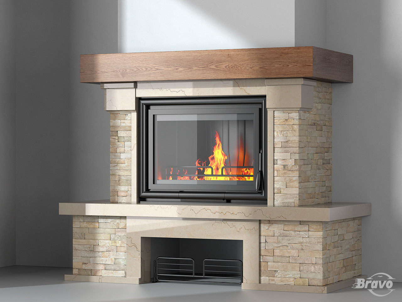 Портал камінний Браво Карпати Мармо, фото 1