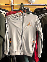 Мужской ластиковый спортивный костюм Jordan Серый, XL