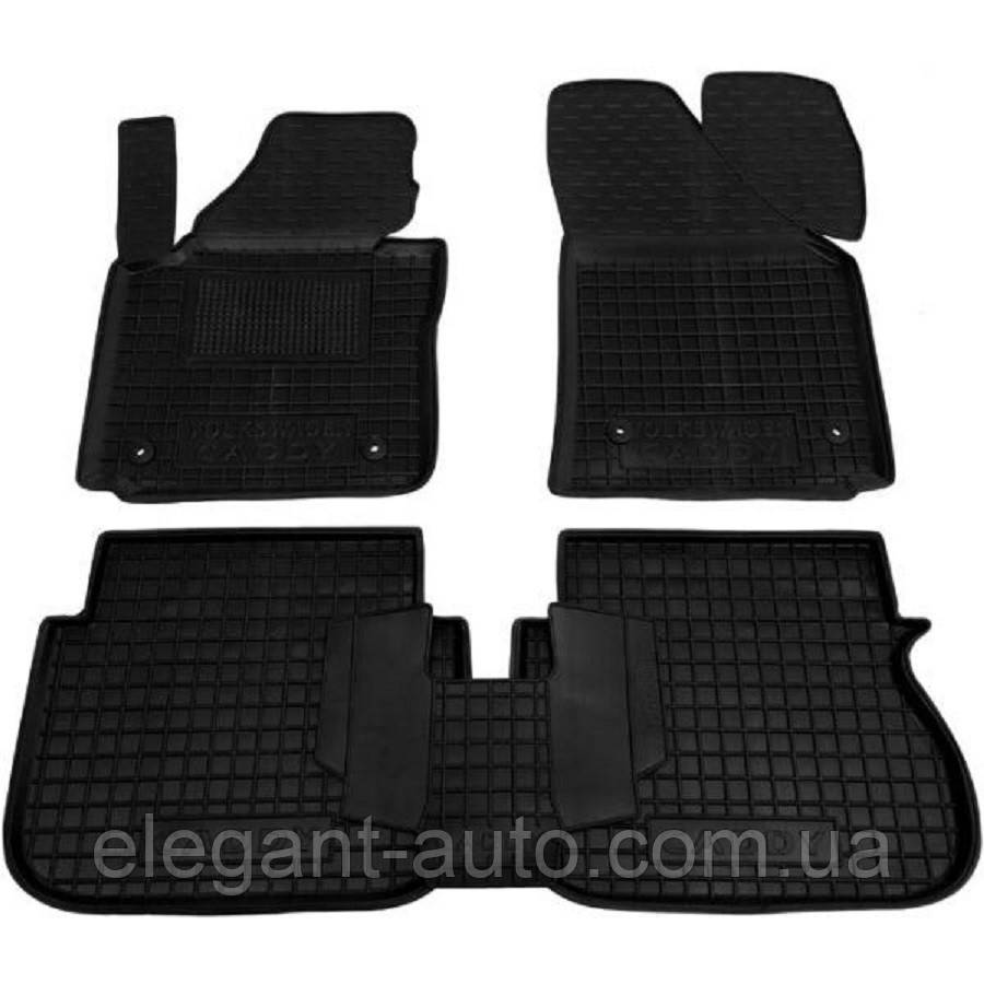 Килимки салона Volkswagen Caddy 2004-2020 3 дверні "Avto-Gumm" 11341
