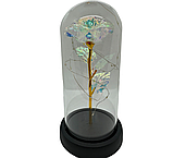 Троянда в скляній колбі Rose of Love з LED-підсвіткою, фото 4