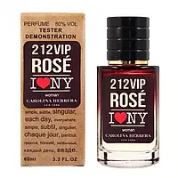 Тестер Carolina Herrera 212 VIP Rose I Love NY 60мл (Каролина Херрера 212 Вип Роз Лав Нью)