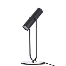 Настільна лампа чорна металева на 1 лампу GU10 19.5х45.5 см, фото 2