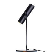 Настільна лампа чорна металева на 1 лампу GU10 19.5х45.5 см, фото 4