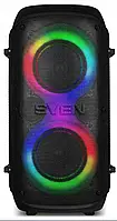 Портативная стерео колонка Sven PS-800 Музыкальные колонки для улицы с LED дисплей (колонки)