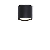 Точечный накладной светильник черный металлический 8 Вт 5.7х5 см