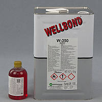 Клей Wellbond W-350 (під пульверизатор) на основі синтетичного каучуку, для тканин, карпета, ковроліну, поролону та інших покриттів, 0.5л