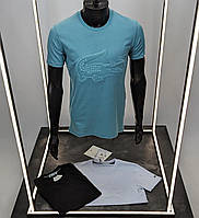 Мужские футболки lacoste однотонные, Футболка lacoste турция, Мужская брендовая футболка лакоста