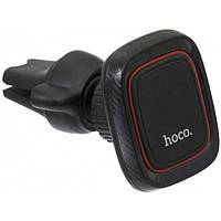 Тор! Автомобильный держатель Hoco CA23 Lotto series magnetic air outlet holder на дефлектор Чёрный