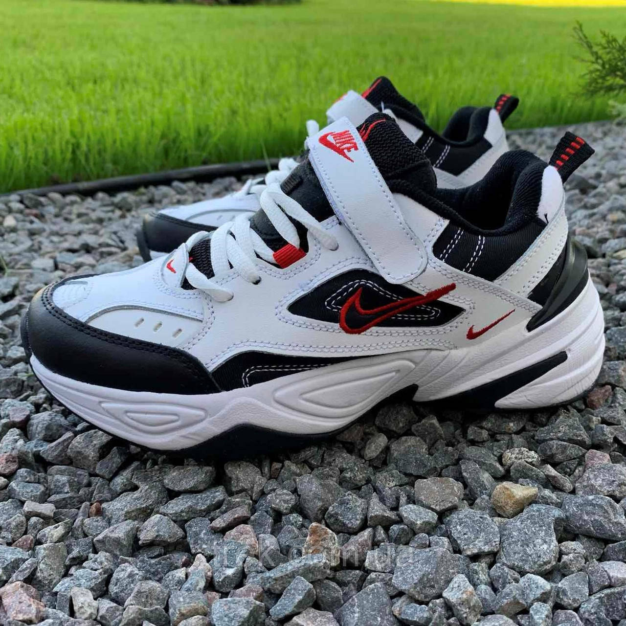 Кросівки шкіряні білі-чор /30547/ 35р, фото 1