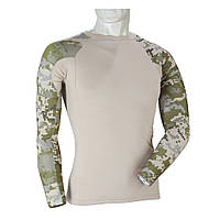 МІЛІТАРКА™ тактична сорочка Рашгард довгий рукав койот / ММ-14